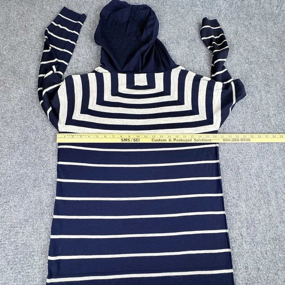 Vintage Y2K Banana Republic Hoodie Sweater Mens L Navy‎ Wool Baja Boho Coastal